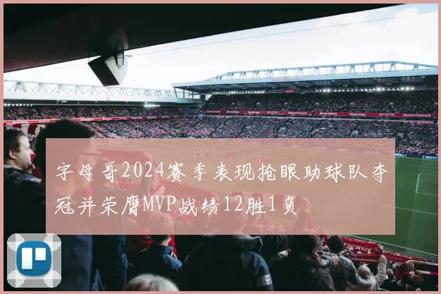 字母哥2024赛季表现抢眼助球队夺冠并荣膺MVP战绩12胜1负